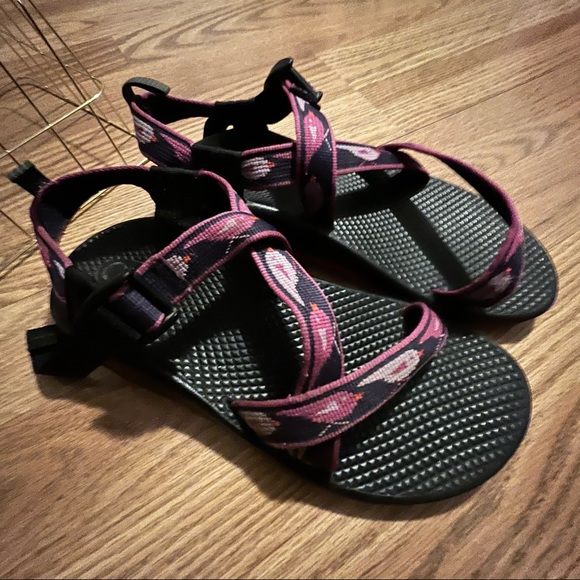 CHACO Z1 Eco Tread Adjustable Strap Sandals - Picture 1 of 7